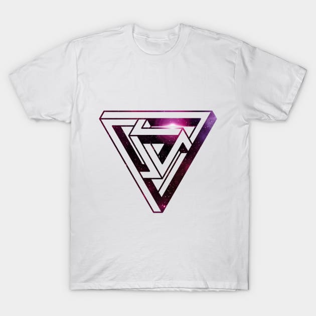 abstract triangle gift T-Shirt by Bianka